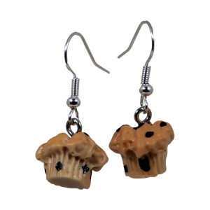 Chocolate Chip Muffin Earrings