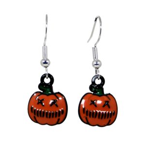 Jack-o-Lantern (black) Earrings