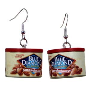 Blue Diamond Almonds Earrings